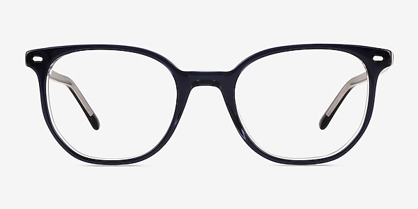Ray-Ban RB5397 Elliot Transparent Dark Blue Acetate Eyeglass Frames