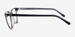 Ray-Ban RB5397 Elliot Transparent Dark Blue AcetateEyeglass Frames from EyeBuyDirect, Side View
