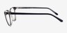 Ray-Ban RB5397 Elliot Transparent Dark Blue AcetateEyeglass Frames from EyeBuyDirect, Side View