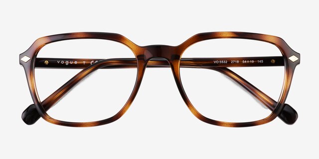 Vogue Eyewear VO5532 Dark Tortoise PlasticEyeglass Frames from EyeBuyDirect, Closed View