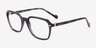 Vogue Eyewear VO5532 Transparent Dark Gray PlasticEyeglass Frames from EyeBuyDirect, Angle View