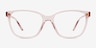 Vogue Eyewear VO5518 Transparent Pink PlasticEyeglass Frames from EyeBuyDirect, Front View