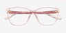 Vogue Eyewear VO5518 Transparent Pink PlasticEyeglass Frames from EyeBuyDirect, Closed View