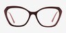 Vogue Eyewear VO5522 Red Purple PlasticEyeglass Frames from EyeBuyDirect, Front View