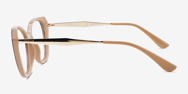 Vogue Eyewear VO5522 Brown PlasticEyeglass Frames from EyeBuyDirect, Side View