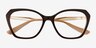 Vogue Eyewear VO5522 Brown PlasticEyeglass Frames from EyeBuyDirect, Closed View