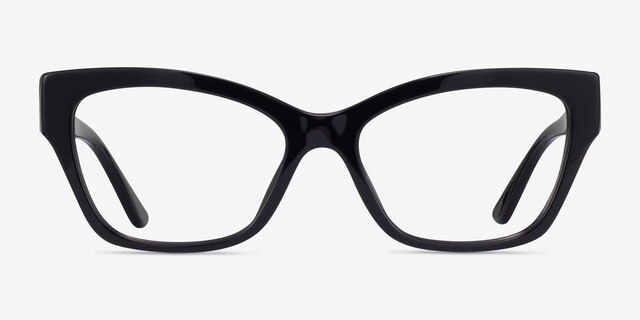 Vogue Eyewear VO5523 Shiny Black AcetateEyeglass Frames from EyeBuyDirect, Front View