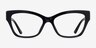 Vogue Eyewear VO5523 Shiny Black AcetateEyeglass Frames from EyeBuyDirect, Front View