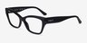 Vogue Eyewear VO5523 Shiny Black AcetateEyeglass Frames from EyeBuyDirect, Angle View