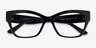 Vogue Eyewear VO5523 Shiny Black AcetateEyeglass Frames from EyeBuyDirect, Closed View