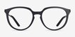 Oakley Bmng Satin Black PlasticEyeglass Frames from EyeBuyDirect, Front View