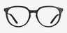 Oakley Bmng Satin Black PlasticEyeglass Frames from EyeBuyDirect, Front View