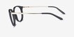 Oakley Bmng Satin Black PlasticEyeglass Frames from EyeBuyDirect, Side View