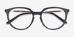 Oakley Bmng Satin Black PlasticEyeglass Frames from EyeBuyDirect, Closed View
