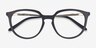 Oakley Bmng Satin Black PlasticEyeglass Frames from EyeBuyDirect, Closed View