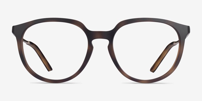 Oakley Bmng Satin Brown Tortoise Plastic Eyeglass Frames from EyeBuyDirect