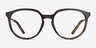 Oakley Bmng Satin Brown Tortoise PlasticEyeglass Frames from EyeBuyDirect, Front View