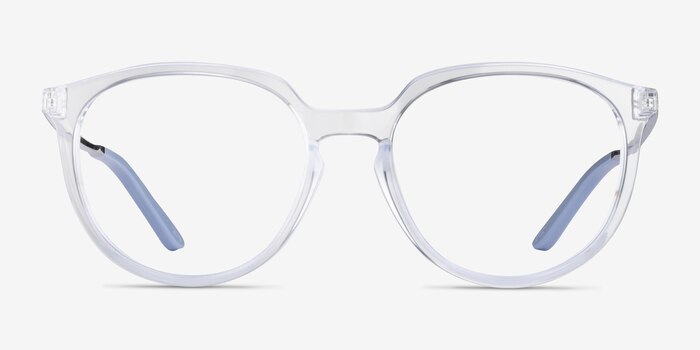 Oakley Bmng Polished Clear Plastic Eyeglass Frames from EyeBuyDirect