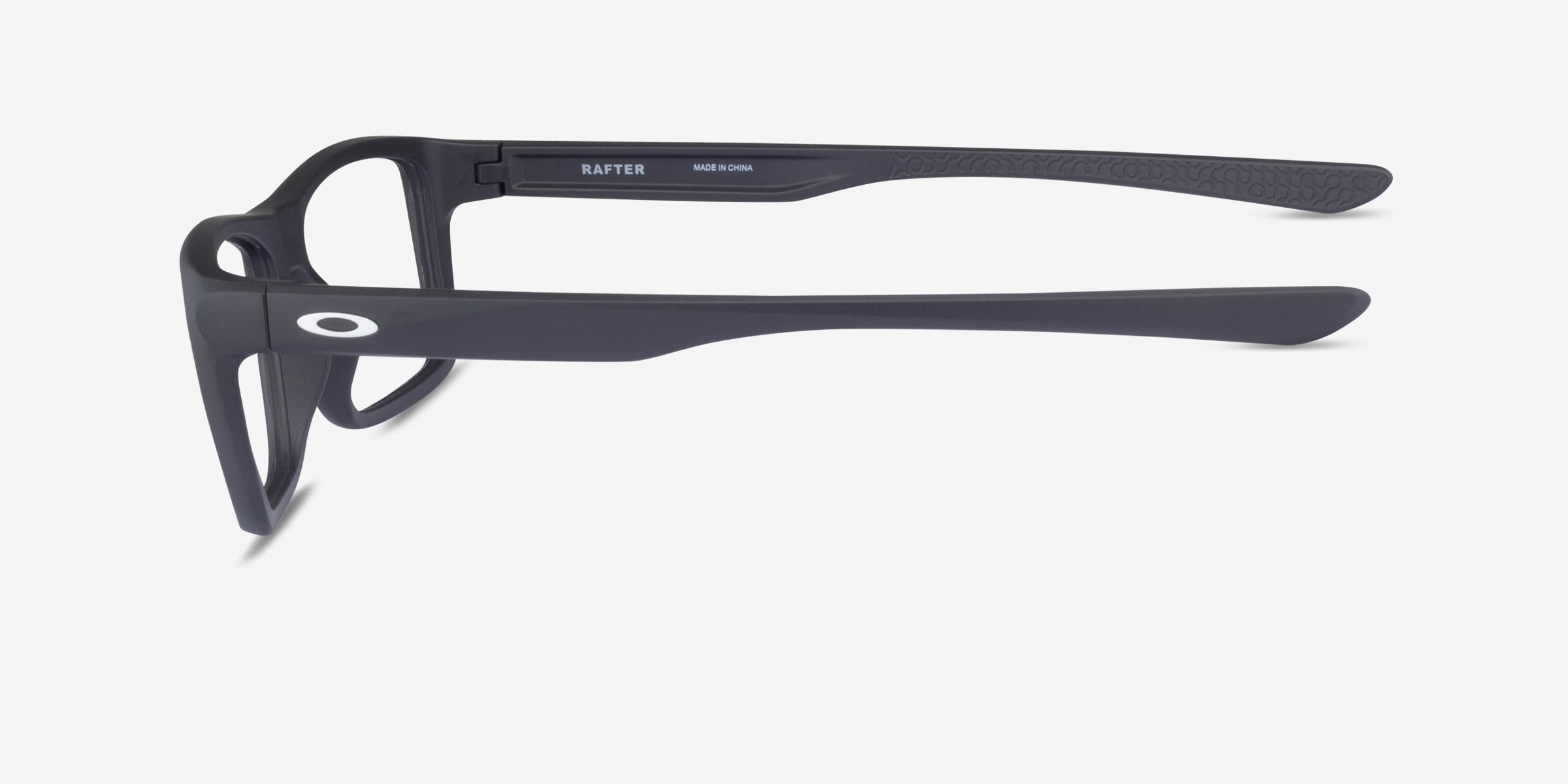 Oakley Rafter - Rectangle Satin Black Frame Glasses For Men