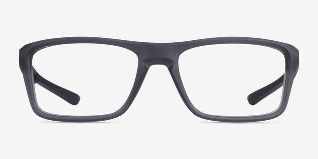 Oakley Rafter Satin Gray Smoke PlasticEyeglass Frames from EyeBuyDirect, Front View