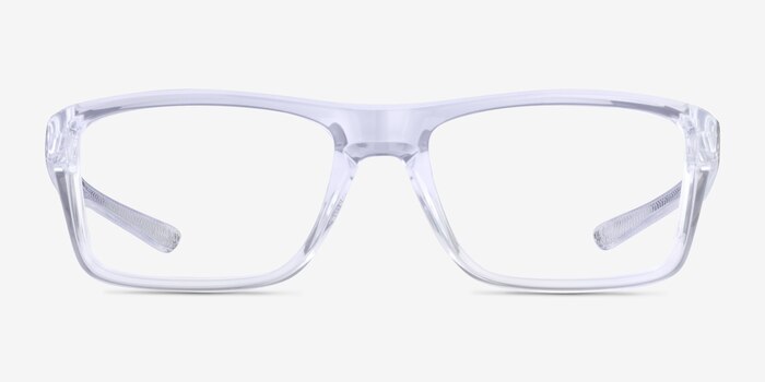 Oakley Rafter Polished Clear Plastic Eyeglass Frames from EyeBuyDirect