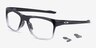 Oakley Knolls Polished Black PlasticEyeglass Frames from EyeBuyDirect, Angle View