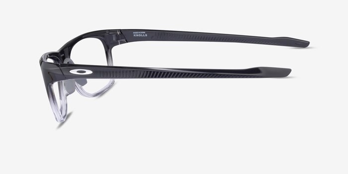 Oakley Knolls Polished Black Plastic Eyeglass Frames from EyeBuyDirect