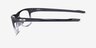 Oakley Knolls Polished Black PlasticEyeglass Frames from EyeBuyDirect, Side View