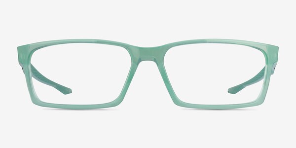 Oakley Overhead Transparent Green Plastic Eyeglass Frames