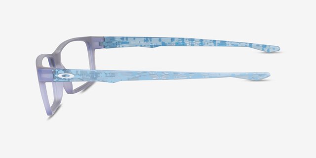 Oakley Overhead Matte Gray PlasticEyeglass Frames from EyeBuyDirect, Side View