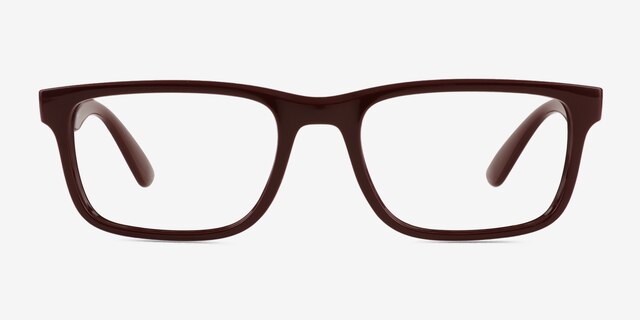 Ray-Ban RB7232M Dark Red PlasticEyeglass Frames from EyeBuyDirect, Front View