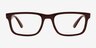 Ray-Ban RB7232M Dark Red PlasticEyeglass Frames from EyeBuyDirect, Front View