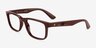 Ray-Ban RB7232M Dark Red PlasticEyeglass Frames from EyeBuyDirect, Angle View