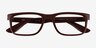 Ray-Ban RB7232M Dark Red PlasticEyeglass Frames from EyeBuyDirect, Closed View