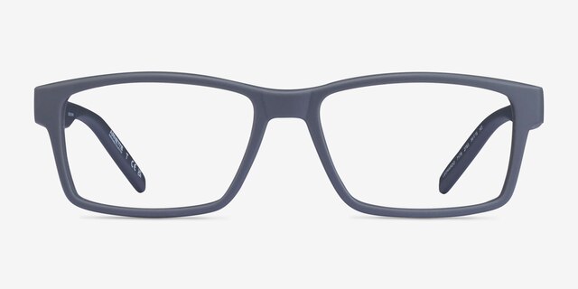 ARNETTE Leonardo Matte Gray PlasticEyeglass Frames from EyeBuyDirect, Front View