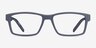ARNETTE Leonardo Matte Gray PlasticEyeglass Frames from EyeBuyDirect, Front View