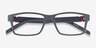 ARNETTE Leonardo Matte Gray PlasticEyeglass Frames from EyeBuyDirect, Closed View