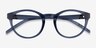 ARNETTE The Seeker Clear Blue PlastiqueMontures de lunettes de vue d'EyeBuyDirect, Vue Rapprochée