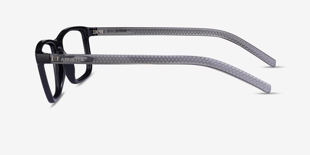 ARNETTE Cocoon Shiny Black PlasticEyeglass Frames from EyeBuyDirect, Side View
