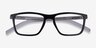 ARNETTE Cocoon Shiny Black PlasticEyeglass Frames from EyeBuyDirect, Closed View