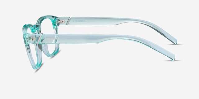 ARNETTE Chuutt Clear Green PlasticEyeglass Frames from EyeBuyDirect, Side View