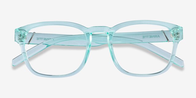 ARNETTE Chuutt Clear Green PlasticEyeglass Frames from EyeBuyDirect, Closed View