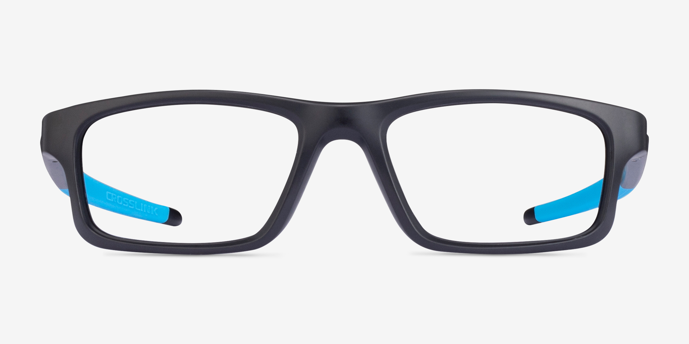 Oakley Crosslink Rectangle Satin Black Frame Glasses For Men Eyebuydirect