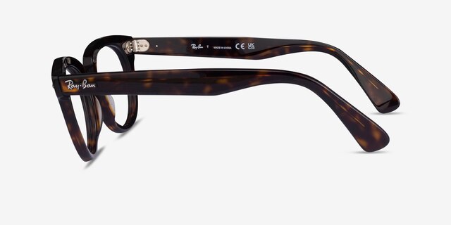 Ray-Ban RB2199V Orion Dark Tortoise AcetateEyeglass Frames from EyeBuyDirect, Side View