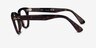 Ray-Ban RB2199V Orion Dark Tortoise AcetateEyeglass Frames from EyeBuyDirect, Side View