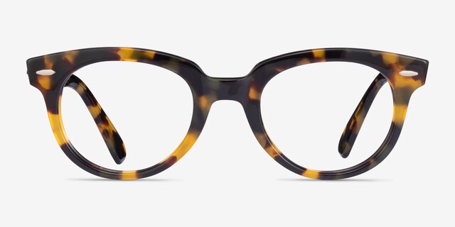 Ray-Ban RB2199V Orion Yellow Tortoise AcetateEyeglass Frames from EyeBuyDirect, Front View
