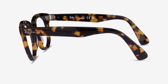 Ray-Ban RB2199V Orion Yellow Tortoise AcetateEyeglass Frames from EyeBuyDirect, Side View