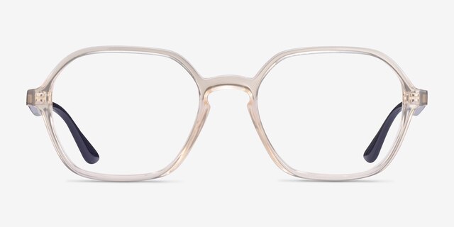 Ray-Ban RB4361V Clear Brown PlasticEyeglass Frames from EyeBuyDirect, Front View