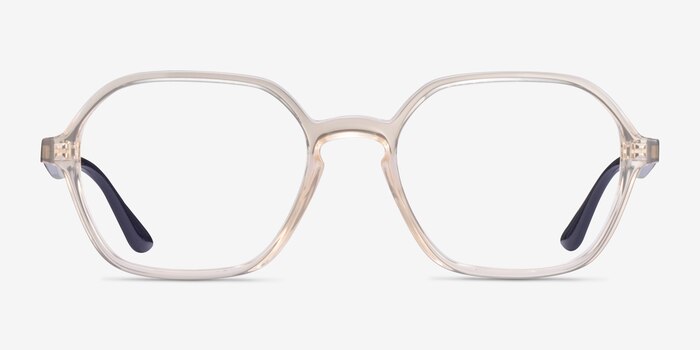 Ray-Ban RB4361V Clear Brown Plastic Eyeglass Frames from EyeBuyDirect