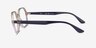 Ray-Ban RB4361V Clear Brown PlasticEyeglass Frames from EyeBuyDirect, Side View